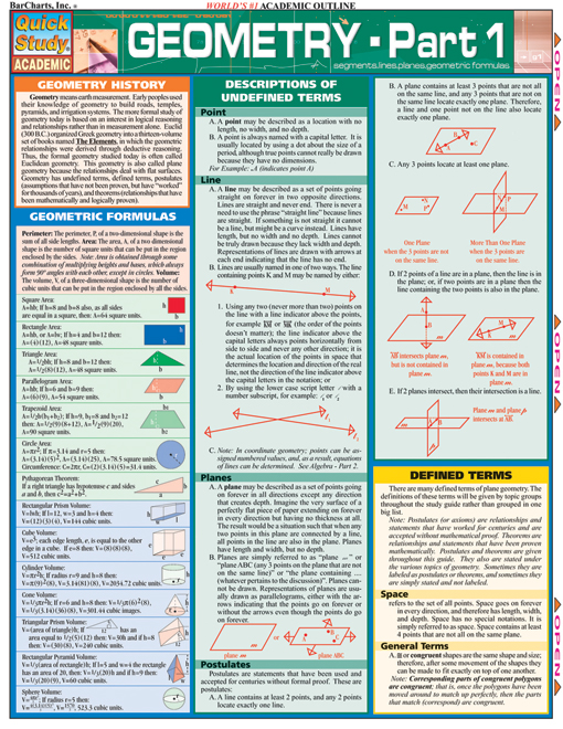 Title details for Geometry Part 1 by Dr. S. B. Kizlik - Available